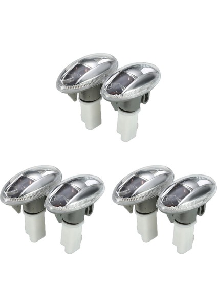6pcs Araba Ortağı Yan Direksiyon Göstergesi Peugeot 108 107 407 206 6325G3 Için Citreon C1 C2 C3 Picasso (Yurt Dışından)