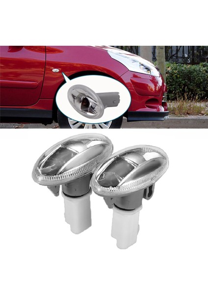 6pcs Araba Ortağı Yan Direksiyon Göstergesi Peugeot 108 107 407 206 6325G3 Için Citreon C1 C2 C3 Picasso (Yurt Dışından) indirimleri