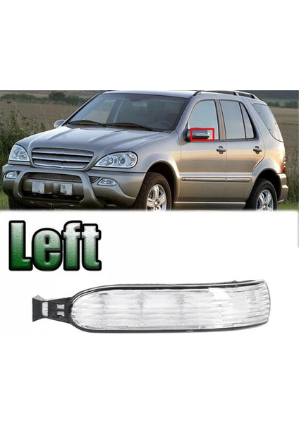 Yan Kapı Ayna LED Gösterge Işığı Mercedes ml Sınıfı W163 2002-2005 Dikiz Dönüş Sinyal Lambası A1638200521 Sol (Yurt Dışından) fiyatları