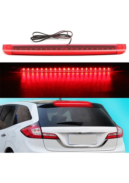 3x Evrensel Araba Motosiklet Kırmızı 12V 20 LED 3. Yüksek Montaj Fren Kuyruğu Durdurma Işığı (Yurt Dışından) modelleri