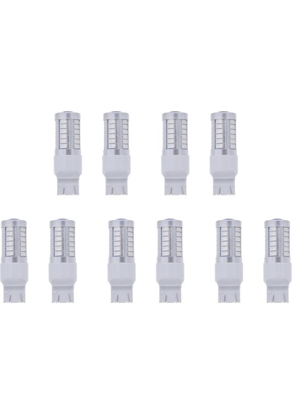 7443, T20 LED Ampuller Kırmızı 900 Lümenler Süper Parlak Dönüş Sinyalleri Işık Frenini Durdurma Park Işığı Dc 12V 3.6W (10 Paket) (Yurt Dışından)