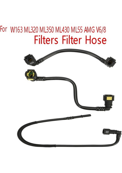 2set/6 Pc Otomobil Filtreleri Filtreleme Hortum Hortum Yakıt Çizgisi Kiti Mercedes-Benz W163 ML320 ML350 ML430 ML55 Amg V6/8 1634703764 (Yurt Dışından) modelleri