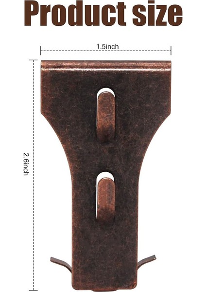 20PCS Tuğla Kanca Klipsleri, Açık Havada Asmak Için Çelik Tuğla Askı, 2-1/4in Ila 2-3/8 Inç Yüksekliğinde Ağır Hizmet Tipi Tuğla Duvar Askıları (Yurt Dışından) modelleri