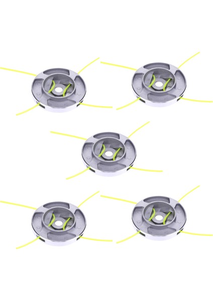 5x Alaşım Başı Metal Düzeltici Baş, Fırça Kesici Yedek Parçalar Fırça Kesici Çim Düzeltici Için Yumru Besleme Kafası (Yurt Dışından)