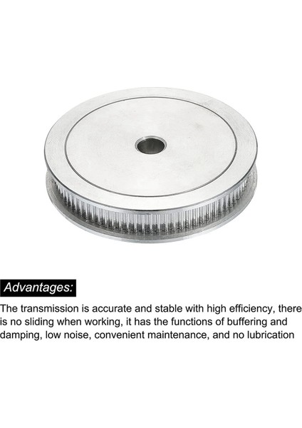 2x 80 Diş 8mm Delik Zamanlama Kasnağı, Alüminyum Senkron Tekerlek Gümüş M5 Vida 3D Yazıcı Kemeri Için (Yurt Dışından) fırsatları