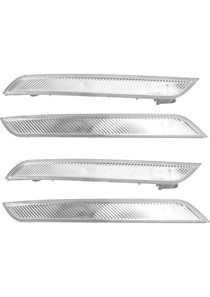 Sol 2 Çift Temiz Beyaz Yan Marker Reflektörü 63147187087 63147187088 Bmw X5 X6 E70 E71 2008- 2014 (Yurt Dışından)