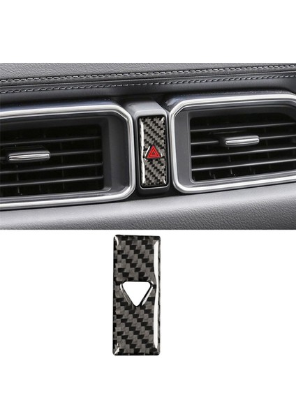 2x Merkez Konsol Güvenlik Uyarı Düğmesi Kapak Dekoru Mazda Cx-5 Cx5 2017 2018 2019 2020 Için Karbon Fiber Karbon Fiber (Yurt Dışından) fiyatları