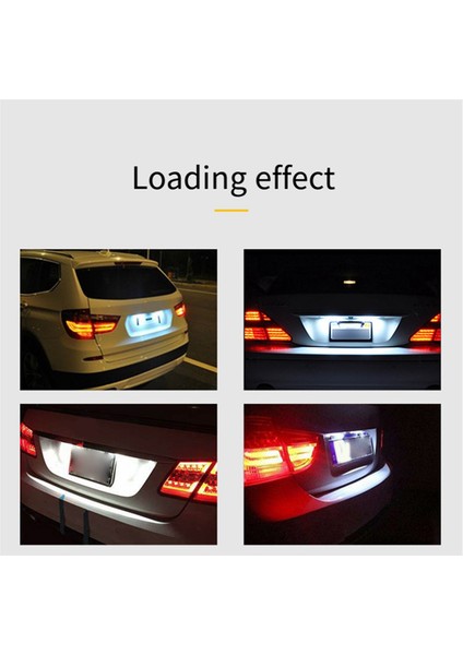 Volkswagen Için 1 Çift Plaka Işığı LED LED Lamp Lamp Plaka Işığı Skoda Polo Golf Porsche Bentley Altea Otomobil Parçaları (Yurt Dışından) indirimleri