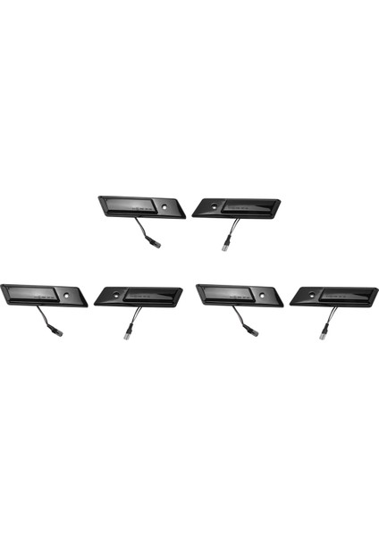 6x Yan Işaretçi Bmw 3 5 7 Serisi E34 E36 1990-1996 LED Sıralı Lamba Dinamik Göz Kırpma Göstergesi Için (Yurt Dışından)