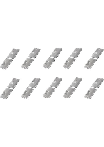 20X Araç Çatı Arka Kubbe Haritası Okuma Işık Kapağı Toyota Için Makyaj Lambası Lens Camry Aurion V50 2012-2017 8139406030 (Yurt Dışından)