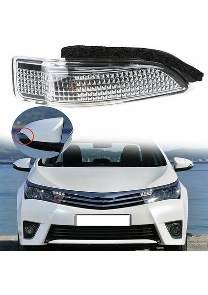2x Ayna Sinyal Lambası Göstergesi 81730-52100 Toyota Corolla Camry Yaris Prius C Avalon Scion Im Venza (Sağ) (Yurt Dışından)