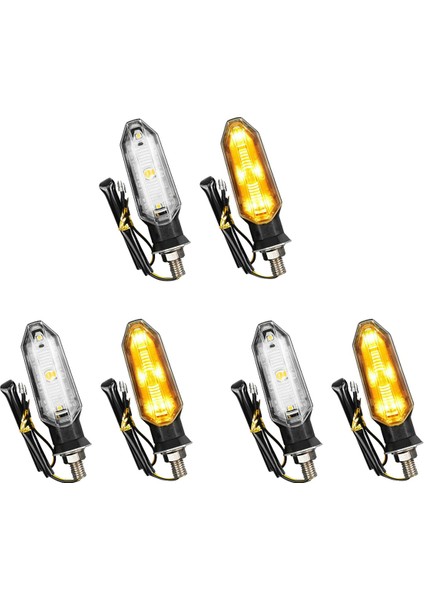 6pcs Universal LED Motosiklet Dönüş Sinyali Işık Arka Işık Lambası 12V IP67 Su Geçirmez Kehribar Flaşör Göstergesi Göz Kırpıcı (Yurt Dışından) fiyatları