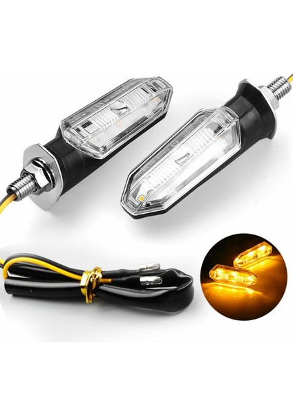 6pcs Universal LED Motosiklet Dönüş Sinyali Işık Arka Işık Lambası 12V IP67 Su Geçirmez Kehribar Flaşör Göstergesi Göz Kırpıcı (Yurt Dışından) modelleri