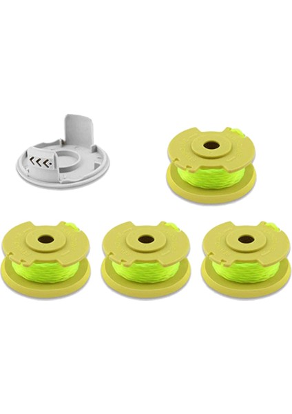 Ryobi One Plus+ 18V, 24V ve 40V Kablosuz Düzelticiler Için AC80RL3 Yedek Makara Hattı, Weed Eater String Otomatik Besleme (Yurt Dışından)
