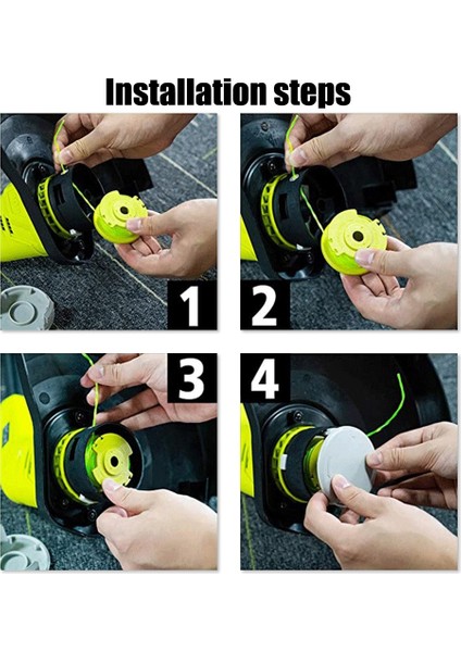 Ryobi One Plus+ 18V, 24V ve 40V Kablosuz Düzelticiler Için AC80RL3 Yedek Makara Hattı, Weed Eater String Otomatik Besleme (Yurt Dışından) modelleri