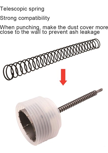 Matkap Toz Kapağı Toz Toplayıcı Delik Testere Aksesuarları Ev Kül Kase Matkap Toz Kapağı Delik Testere Aksesuarları (Büyük) (Yurt Dışından) indirimleri