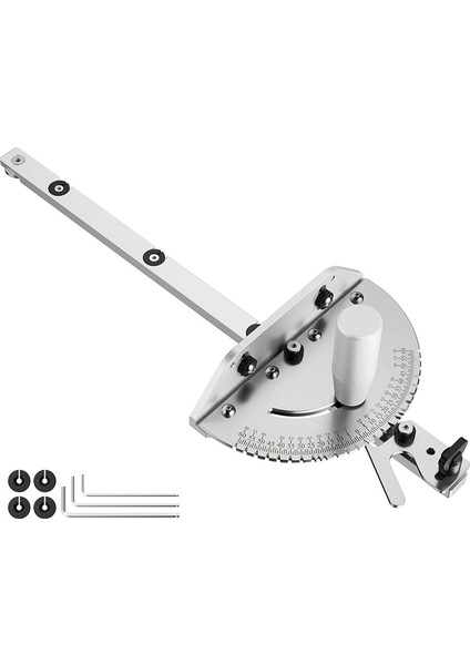 Hassas Gönye Ölçer, 120 Açısal Uçlu Masa Testeresi Gönye Ölçer ve Masa Testeresi Için Tekrarlayan Kesim Çevirme Durdurucu (Yurt Dışından) fırsatları