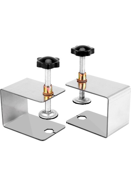 2pcs Ahşap Jig Dolap Aracı Ev Mobilya Aksesuarları Çelik Çekmece Ön Kurulum Kelepçeleri Çekmece Panel Klipsleri (Yurt Dışından)