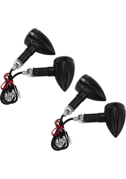 4pcs Motosiklet Dönüş Sinyali 6led Gösterge Lokomotif Evrensel Dönüş Sinyali (Yurt Dışından)