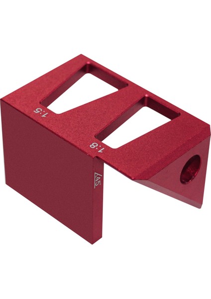 45/90 Degree Center Bılger Ahşap Kezeli Dovetaıl Jıg-Alumınum Center Scribe Cetveli, Çok Fonksiyonlu Işaretleme Göstergesi (Yurt Dışından)