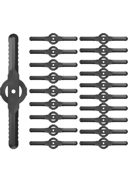 20 Adet Plastik Çim Makası Bıçakları Çim Biçme Makinesi Bıçağı Akülü Düzeltici Bahçe Aracı Çim Biçme Makinesi Düzeltici Aksesuarları (Yurt Dışından) modelleri