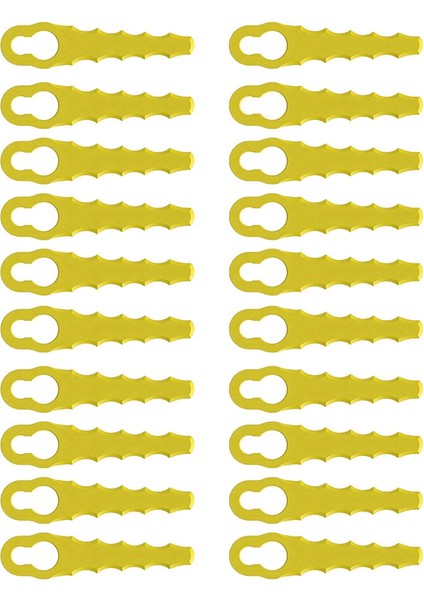 20 Parça Çim Biçme Makinesi Yedek Plastik Çim Biçme Makinesi Bıçakları Birçok Durum Için Plastik Çim Biçme Makinesi Bıçakları (Yurt Dışından)