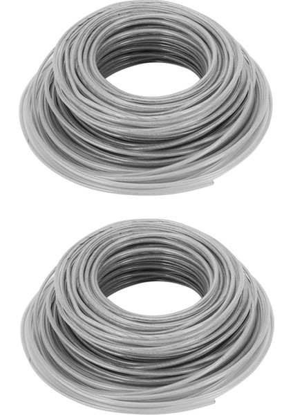 2pcs 41M Çim Biçme Makinesi Tel Biçme Ipi Naylon Çim Biçme Ipi Başı Biçme Hattı Biçme Hattı Biçme Makinesi Aksesuarları (Yurt Dışından)