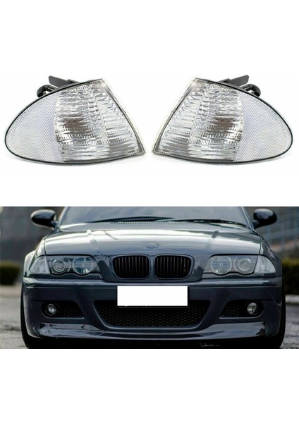 2x Çift Park Sinyal Köşe Işaretleyici Işıkları Lambalar Bmw 3 Serisi E46 1999-2001 Sedan Vagonu 63136902765 63136902766 (Yurt Dışından) fırsatları