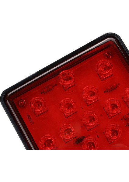 4x Kırmızı 15 LED 2 Inç Römork Kamyonu Hitch Tow Haul Alıcı Kapak Fren Işığı Pin 12V (Yurt Dışından) indirimleri