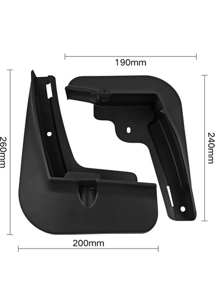 24PCS Byd Dolphin Ea1 2021-2022 Çamurluk Çamur Fleps Çamurluk Çamurlu Çamur Koruma Flep Splash Flaps Aksesuarlar (Yurt Dışından) fırsatları