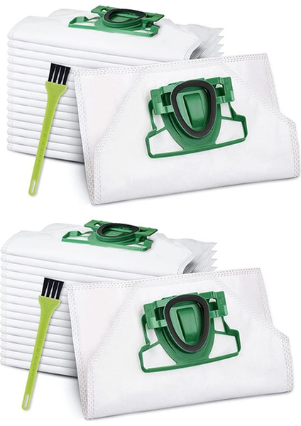 32PCS Vorwerk Kobold VK200 FP200 Vakum Süpürge, Toz Temizleme Torbaları Aksesuarları Kiti (Yurt Dışından)