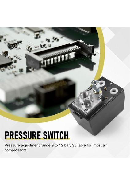 2 Fazlı 220 V 15A Hava Kompresörü Basınç 9-12 kg Kompresör Hava Kompresörleri Için Basınç Anahtarı Anahtarı Kontrol Ev Aletleri (Yurt Dışından) fırsatları
