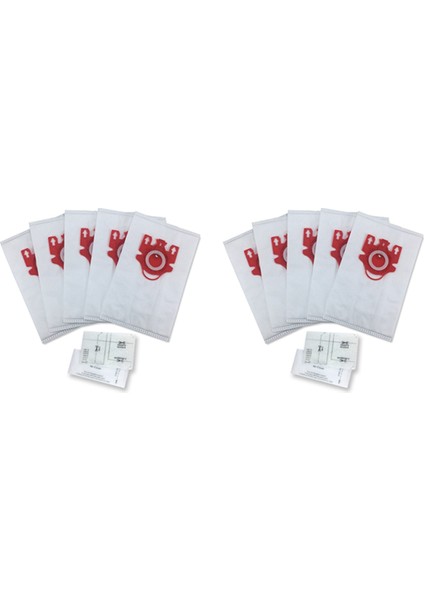 2set Vacuma Seğerler Toz Toak Filtre Temizleme Aksesuarları Miele Fjm C2 C1 S300I-S399 S500-S578 S700-S758 S4000-S4999 (Yurt Dışından)