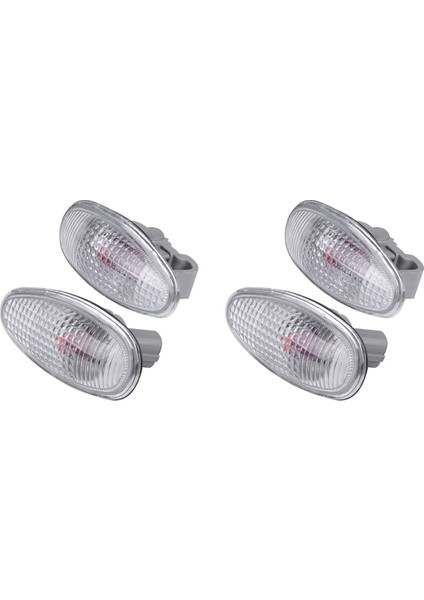 Mitsubishi Outlander Için 4x Araç Ön Side Sinyal Işık Çamurluk Lambası Pajero Montero Shogun Lancer Galant MR522027 (Yurt Dışından)