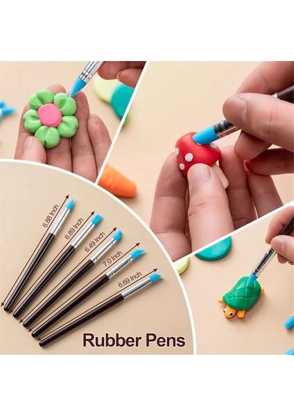 Kil Aletleri Seti, 27 Parça Seramik Aletleri, Pratik Polimer Kil Heykel Aletleri Seti, Çocuklar Için Hava Kuruyan Kil Aletleri Seti (Yurt Dışından) fırsatları