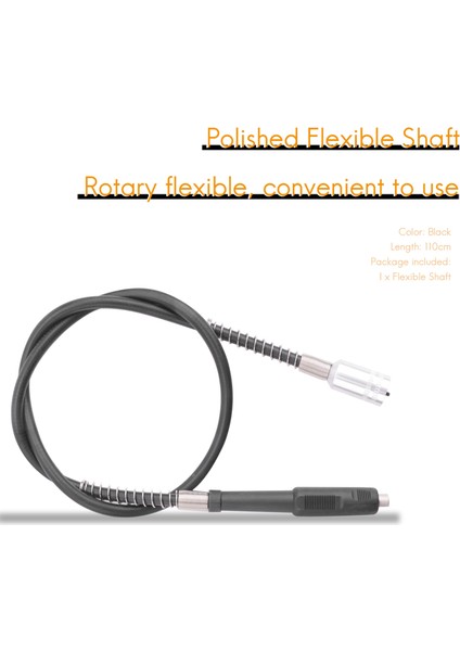 Dremel Parlatma Aynası Siyah Için Yeni Uzatma Kablosu Esnek Şaft Döner Taşlama Aracı (Yurt Dışından) fırsatları