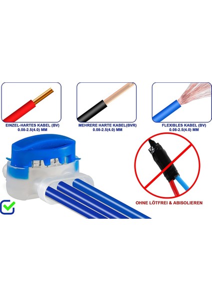 Robotik Çim Biçme Makineleri Için 30PCS Kablo Konnektörleri, Jel Dolgulu Su Geçirmez Bağlantı Kablosu Tel Konektörü (Yurt Dışından) modelleri