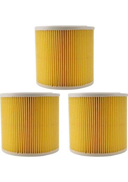 3x Yedek Hava Toz Filtreleri Karcher Vakum Süpüratörler Için Torbalar Parçalar Kartuş Kartuş Filtresi WD2250 WD3.200 Mv2 Mv3 Wd3 (Yurt Dışından)