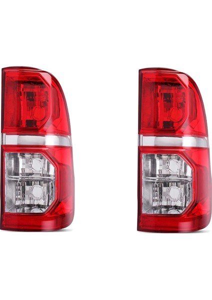 Toyota Hilux Için 2x 2005 - 2015 Araba Arka Arka Lamba Fren Lambası Kuyruk Lambası Ampul Olmadan (Yurt Dışından)