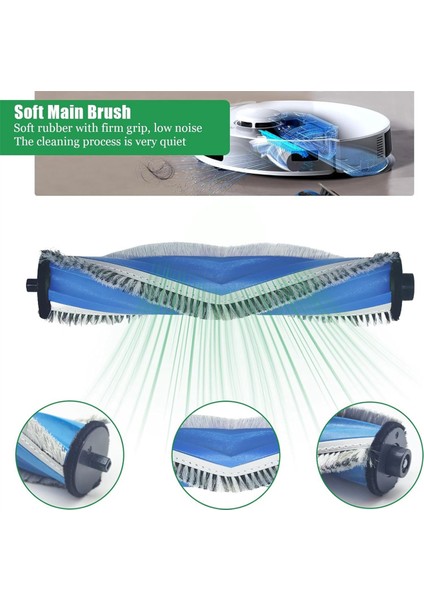 Ecovacs Deebot N20 Plus, N20, N20 Pro Plus Robot Vakum Süpürge Ana Yan Fırçası Hepa Filtre Mop Kumaş Aksesuarları (Yurt Dışından) fırsatları