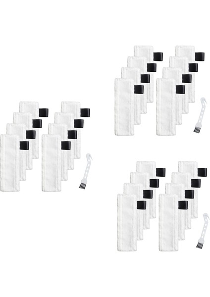 24X Karcher Için Buhar Paspas Bezi Easyfix Sc2 Sc3 Sc4 Sc5 Rags Mikrofiber Temizleme Ped Kapağı Buhar Temizleyici Parçaları (Yurt Dışından)