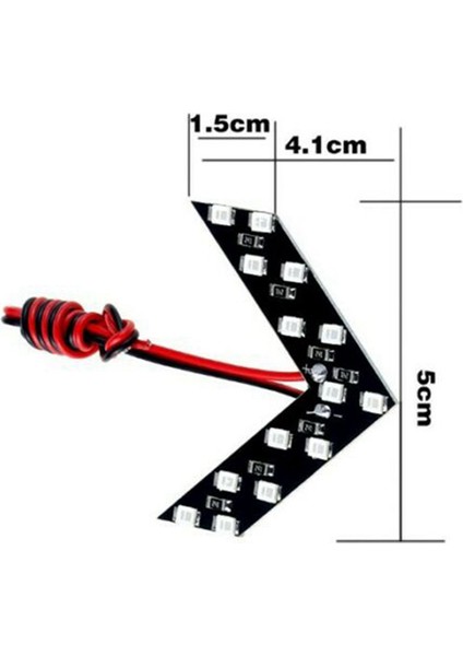 8pcs Universal 14 Smd Araba Yan Dikiz Bakış Ayna Turn Sinyal LED Işıklar Göz Kırpıcı Getirme Sarı Işık (Yurt Dışından) fiyatları