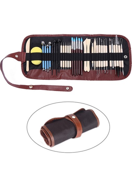 Çömlek Aletleri 36'lı Set Taş Plastik Kil Aletleri Hap Çubuk Kil Heykel Oyma Bıçağı Yumuşak Çömlek Yapım Aletleri (Yurt Dışından) fiyatları