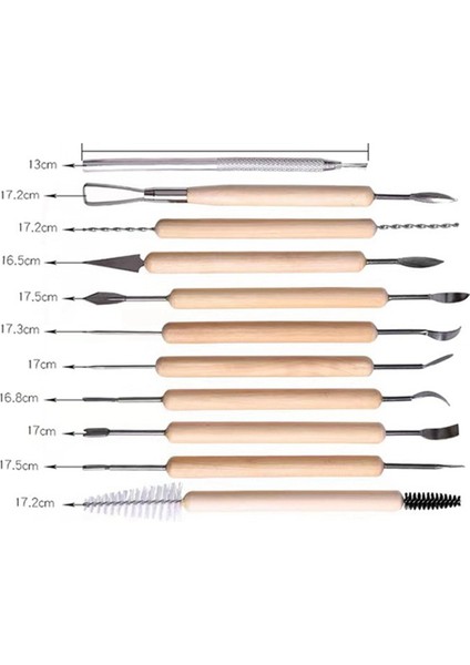 Çömlek Aletleri 36'lı Set Taş Plastik Kil Aletleri Hap Çubuk Kil Heykel Oyma Bıçağı Yumuşak Çömlek Yapım Aletleri (Yurt Dışından) modelleri