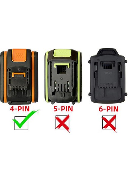 Adaptör Işık Lambası El Feneri Torch USB Cep Telefonu Şarj Cihazı Worx Orange 4 Pin Soket 20 V Li-Ion Pil Güç Bankası (Yurt Dışından) fırsatları