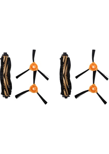 2 Ecovacs Deebot N79 N79S Conga Mükemmeliyeti Için Filtre Tarafı Fırça Değiştirme Set 990 Vakum Süpürge (Yurt Dışından)