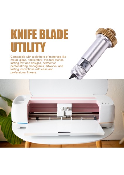 Bıçak Bıçağı, Dalgalı Bıçak ve Tahrik Yuvalı Gravür Ucu Seti, Cricut Maker Kesme Makinesi Için (Yurt Dışından) indirimleri