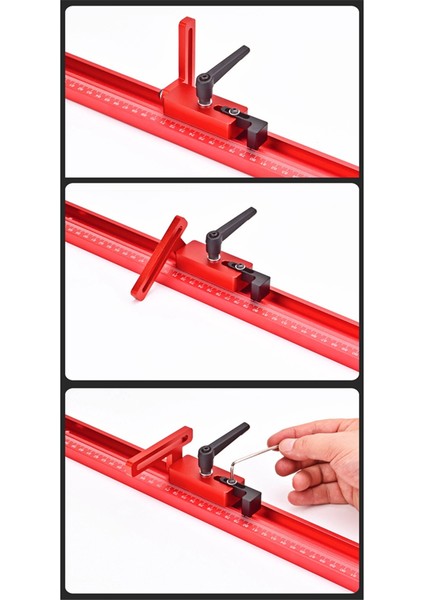 Ahşap Işleme 45 Tipi Sınırlayıcı Kılavuz Ray Bulucu Flip Tablo Geri Slayt Slayt Ray Durağı T-Rail Woodworking Dıy Aracı (Yurt Dışından) modelleri