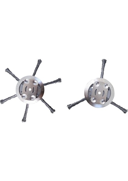 6 Inç Çelik Tel Çim Düzeltici Kafaları, Düzeltici Kafa Çim Strimmer Çelik Tel Tekerlek Biçme Ot Fırça Kesici (Yurt Dışından)