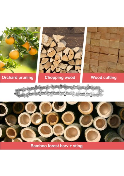Adet 4 Inç 1/4 Inç Kılavuz Testere Zinciri Mini Testere Zinciri Için 4 Inç Akülü Elektrikli Taşınabilir Pil El Testeresi (Yurt Dışından) indirimleri